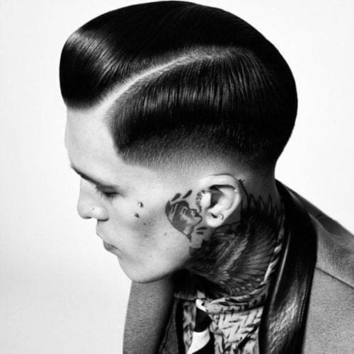 neat pomp hairstyles for men