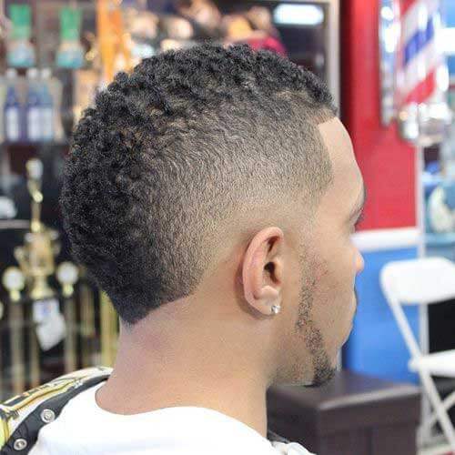 Black Person Mohawk Hairstyle