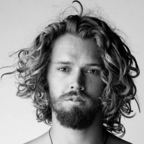 The Jim Morrison-Style Wavy Hairstyle
