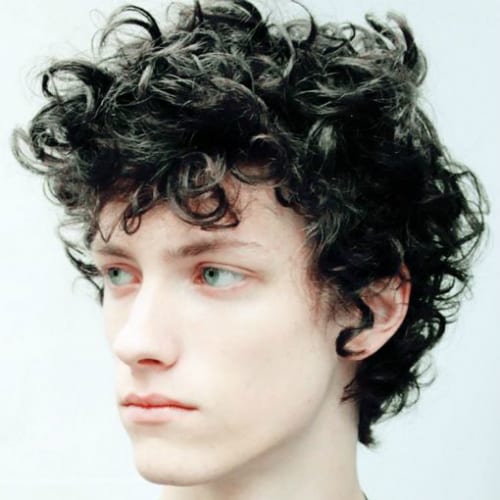 Loose Curly Hairstyles for Men 