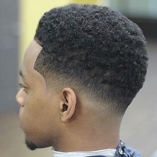 Low Afro Taper Fade