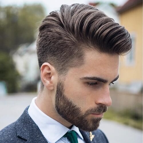 The 55 Coolest Pompadour Haircuts for Men Blowin Up Right Now