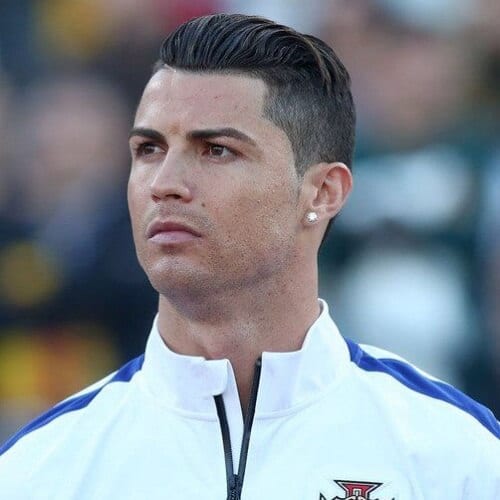 Side Slicked Cristiano Ronaldo Hairstyles