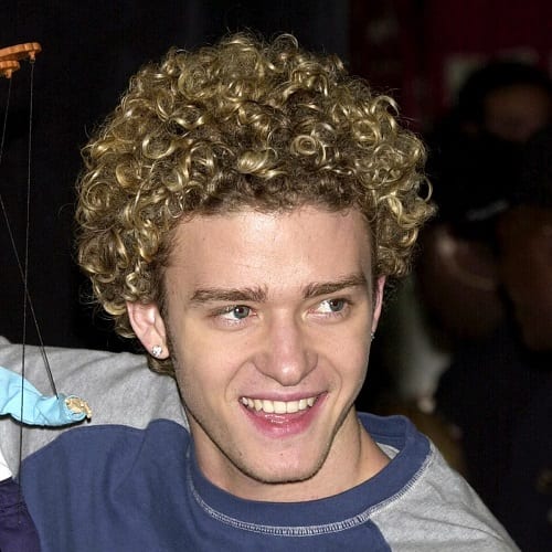 Big Curly Justin Timberlake Hairstyles