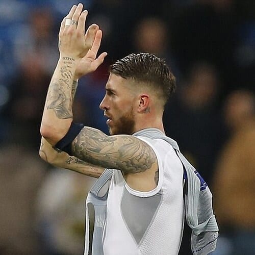 Coupe de cheveux Mi-fondu Sergio Ramos