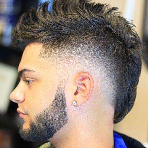 Spiky Fade Corte De Pelo