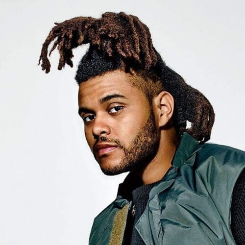 Capelli The Weeknd con Dreads marroni