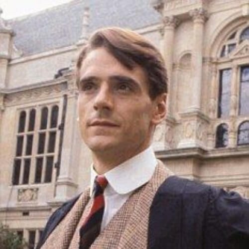 jeremy irons brideshead revisited 1930s mens hairstyles charles ryder