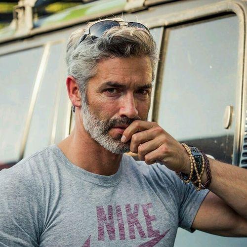 Short Silver Fox Hairstyle