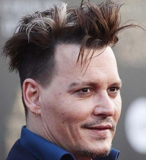 Johnny Depp Messy Hair