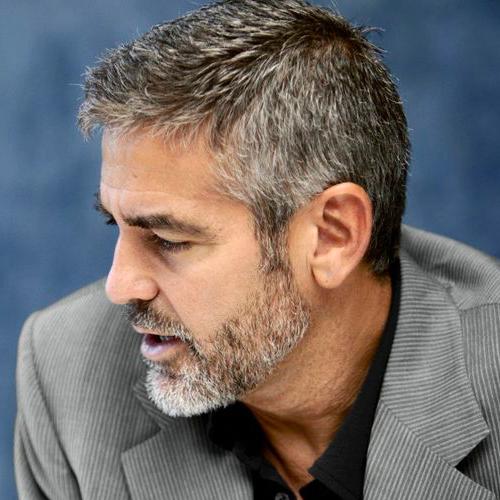 George Clooney Silver Fox Hairstyle