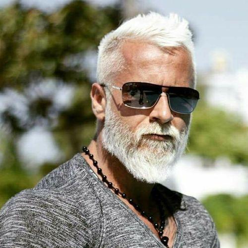 Most Popular Hairstyles for an Old Man with a Beard