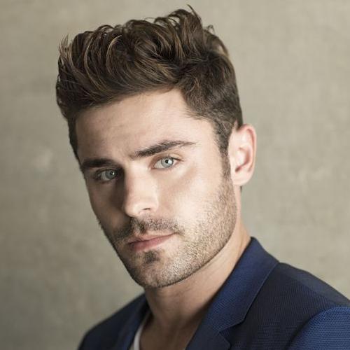 Kurze Seiten Lange Spitze Zac Efron Haarschnitt