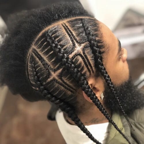 Featured image of post Simple Cornrows For Black Men : Cornrows with weave cornrows braids for black women.