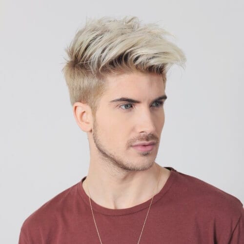 Side Swept Textured Haircut