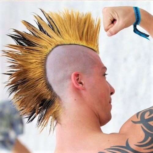 Textured Mohawk Haircut