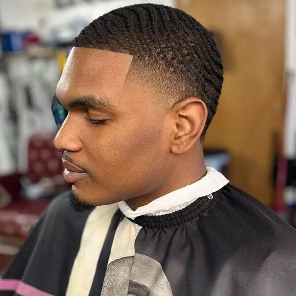 50 Cool Waves Haircut Ideas for Men in 2022 - wearing haircut cover